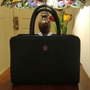 Tommy Hilfiger Structured Navy Handbag